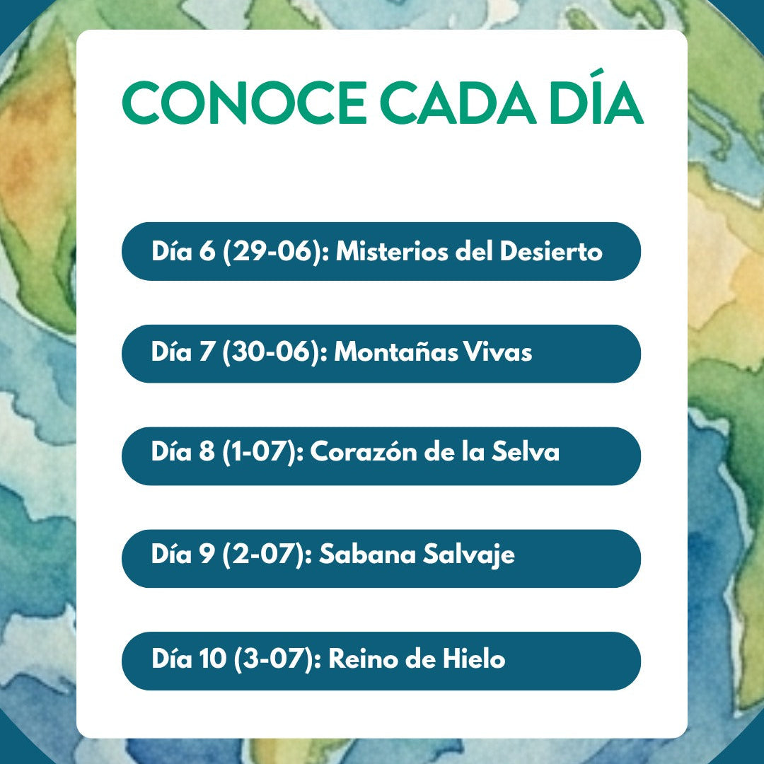 Taller de Invierno 2026: Exploradores del Planeta - 22/06 al 3/07