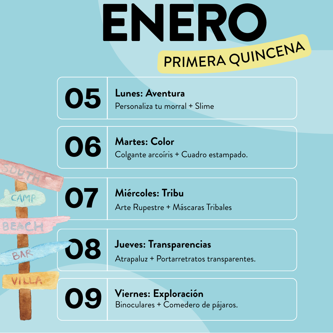 Summer Camp Creativo De Tin Marín – Día individual