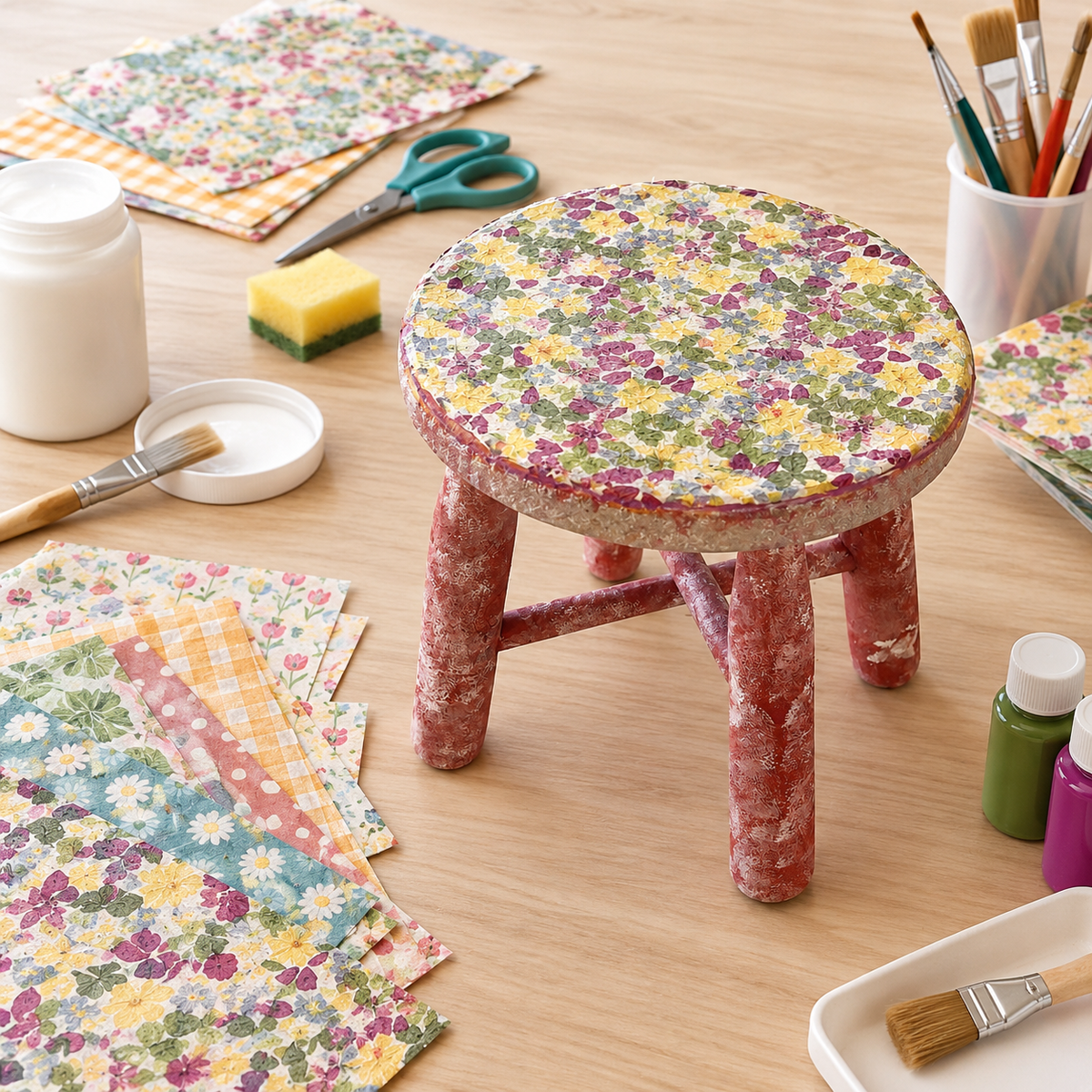 Taller de Decopatch para Adultos | Piso de Madera | Mall Plaza Los Dominicos