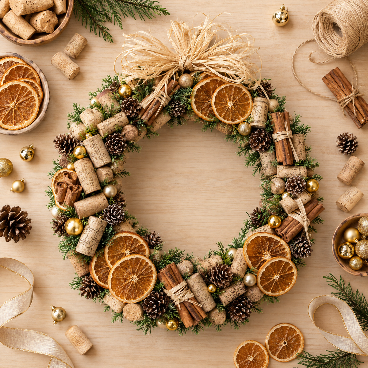 Taller Corona de Navidad XL | Taller para adultos | Mall Plaza Los Dominicos