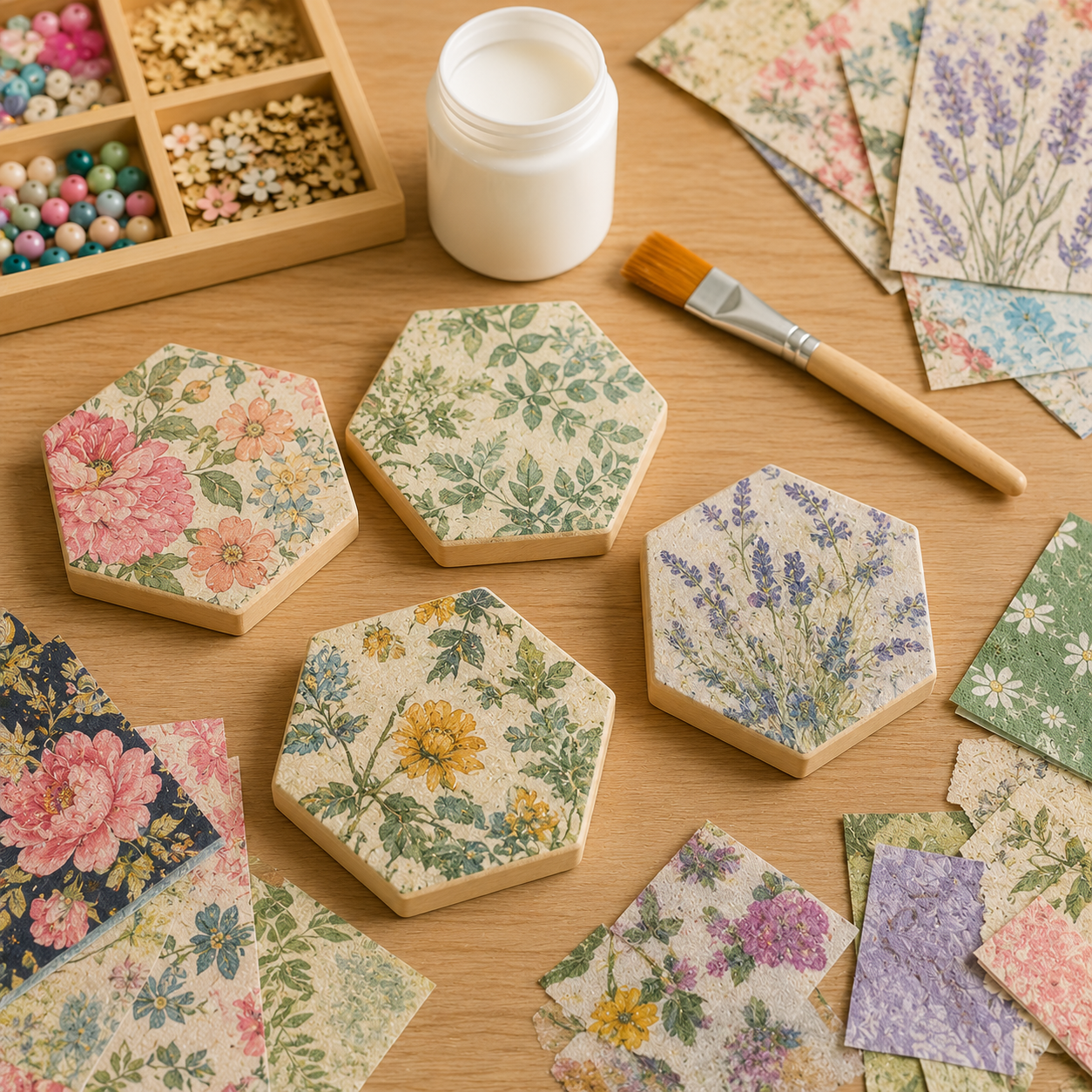 Taller para adultos de Decoupage | Crea tus Propios Posavasos | Mall Plaza Los Dominicos