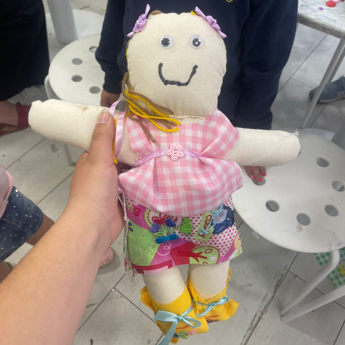 muneco de tela personalizado por ninos