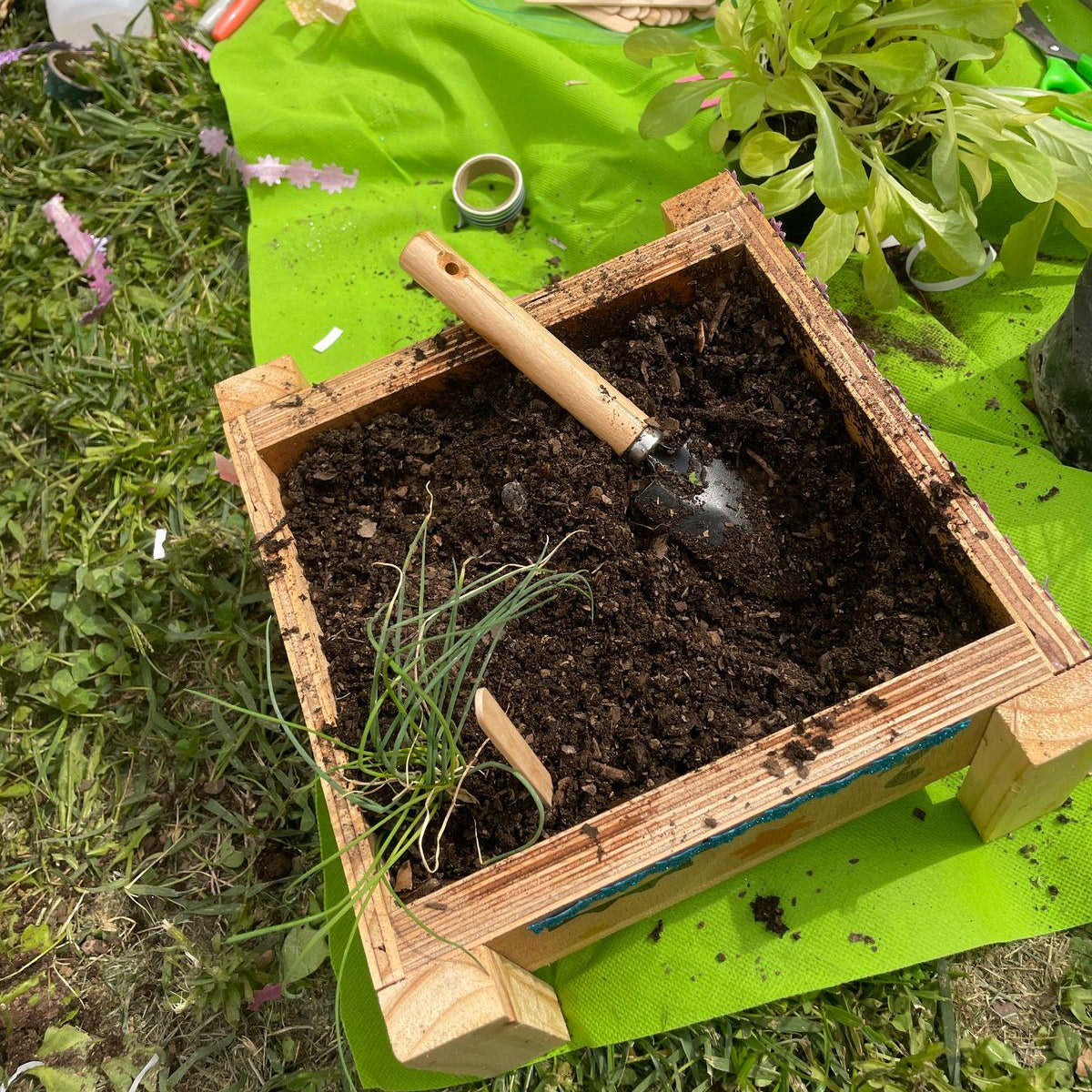 experiencia huerto para niños