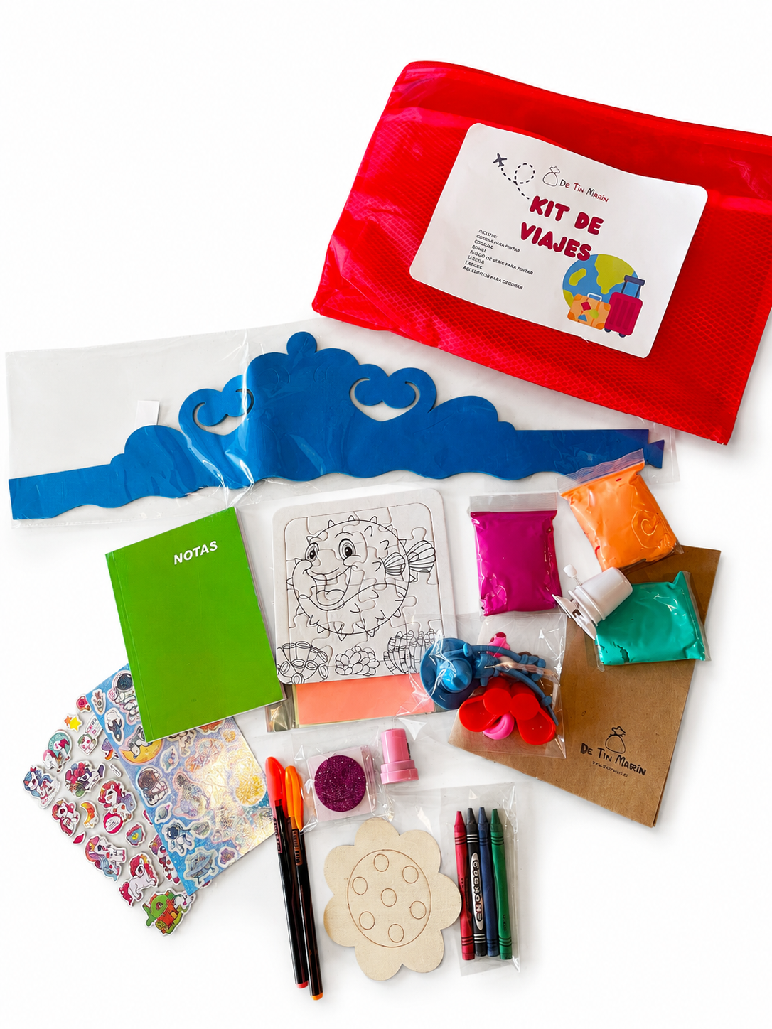 Kit de viajes para niños/as