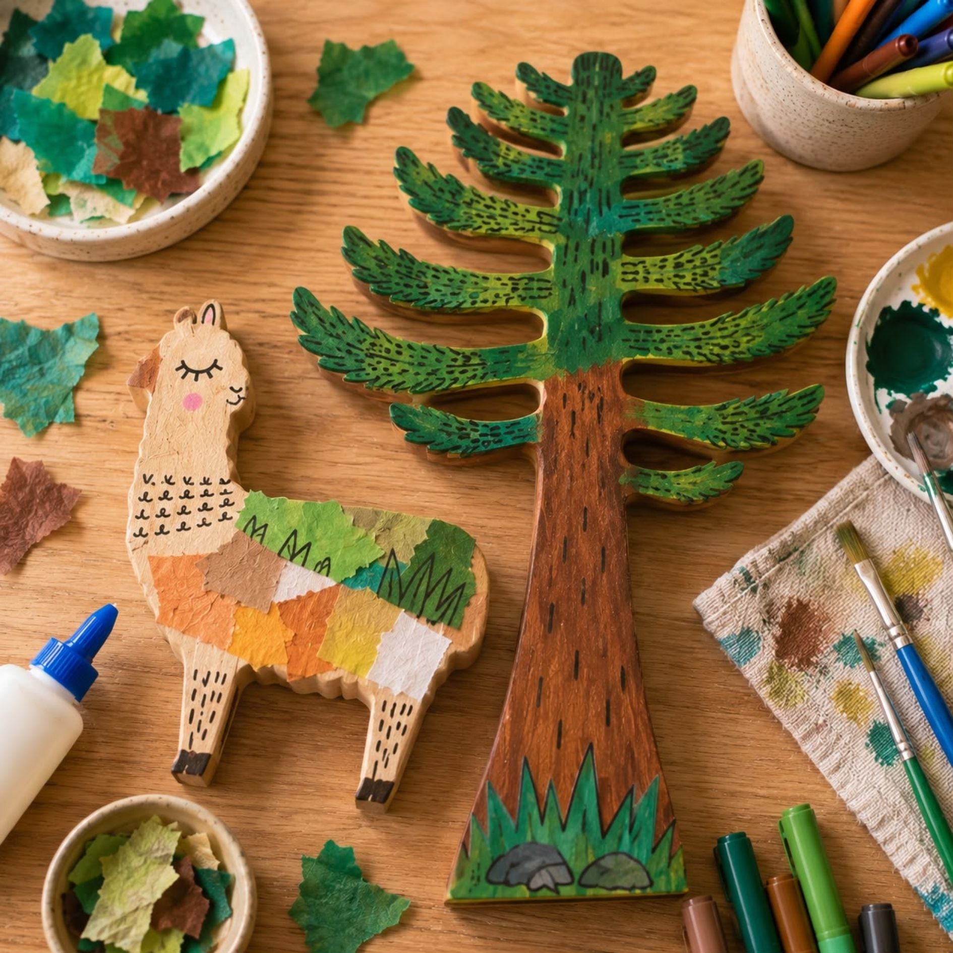 Taller Flora y Fauna Chilena | Pinta figuras de madera | Mall Plaza Los Dominicos