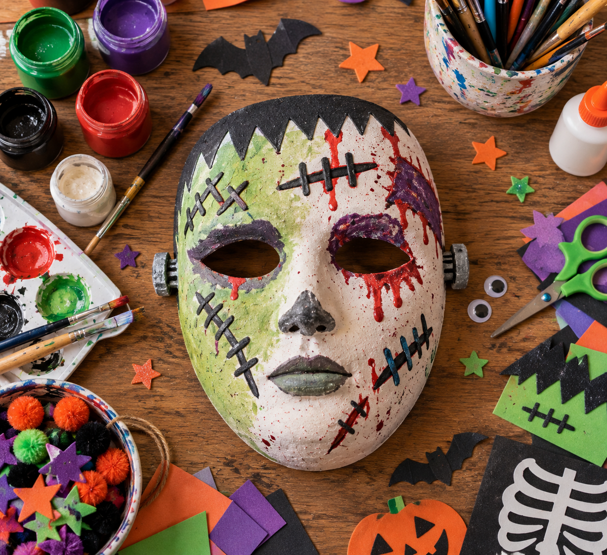 Taller Máscaras de Miedo | Manualidad de Halloween | Mall Plaza Los Dominicos