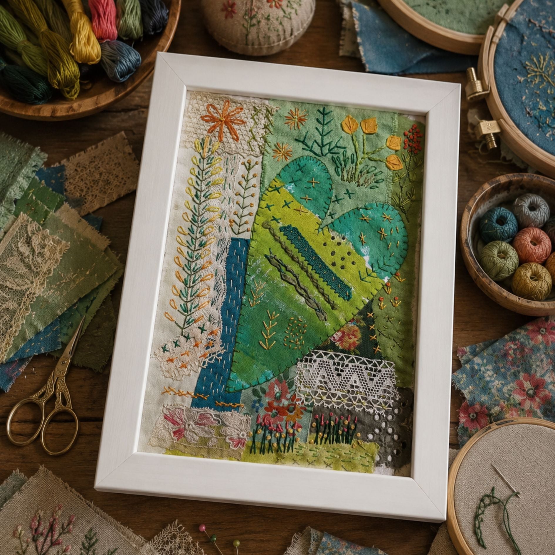 Taller Slow Stitch | Bordado y Costura Creativa para Adultos | Mall Plaza Los Dominicos