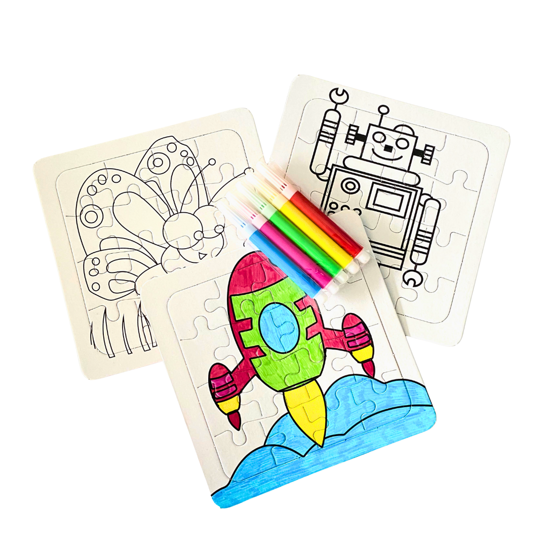 Puzzles para pintar