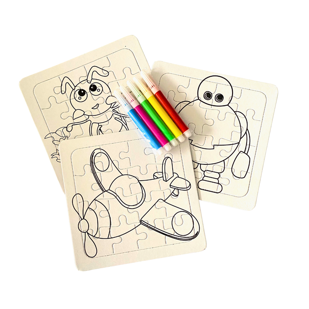 Puzzles para pintar
